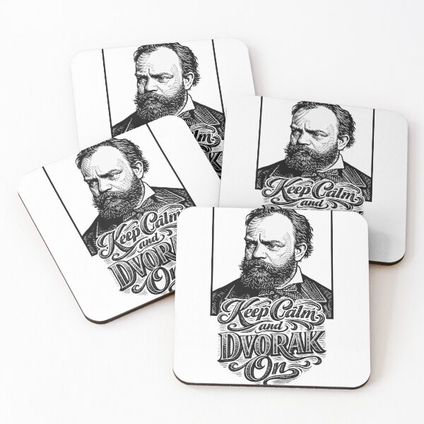 Item preview, Keep Calm and Dvorak On Vintage Music Art designed and sold by ForeverPrintsOK.