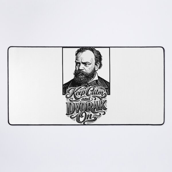 Item preview, Keep Calm and Dvorak On Vintage Music Art designed and sold by ForeverPrintsOK.