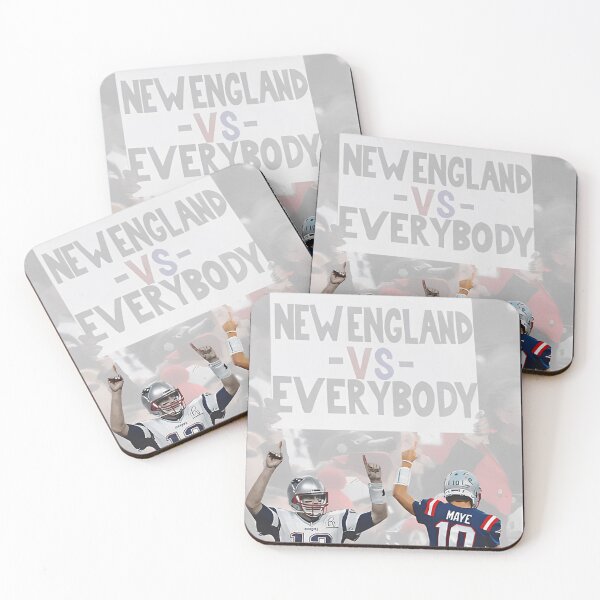 Item preview, New England Vs Everybody Football - Patriots Fan Rivalry Tom Brady And Drake Maye designed and sold by Glanzing.