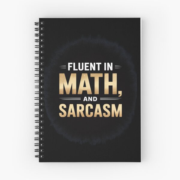 Item preview, Womens Fluent in Math and Sarcasm4 designed and sold by joyouartArt.