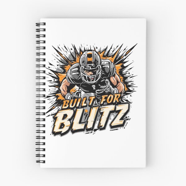 Item preview, Built for Blitz – Football Defense & Speed Graphic Tee designed and sold by RMTrendy.