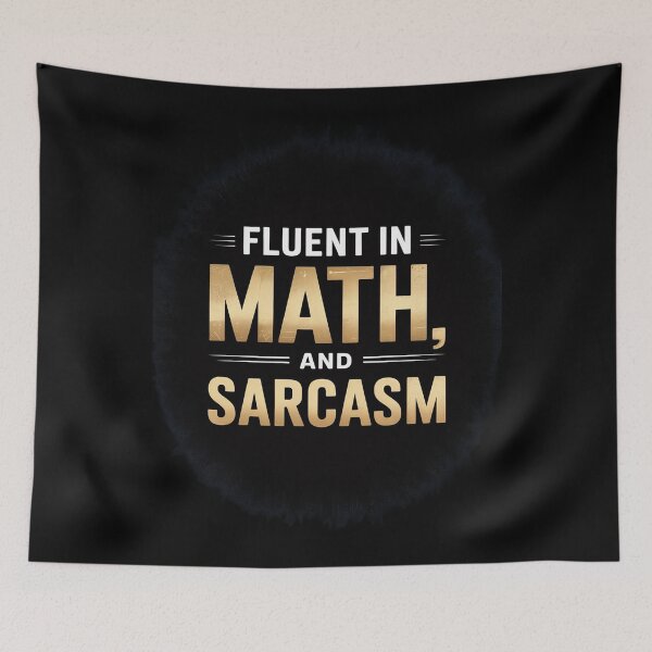 Item preview, Womens Fluent in Math and Sarcasm4 designed and sold by joyouartArt.