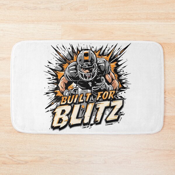 Item preview, Built for Blitz – Football Defense & Speed Graphic Tee designed and sold by RMTrendy.