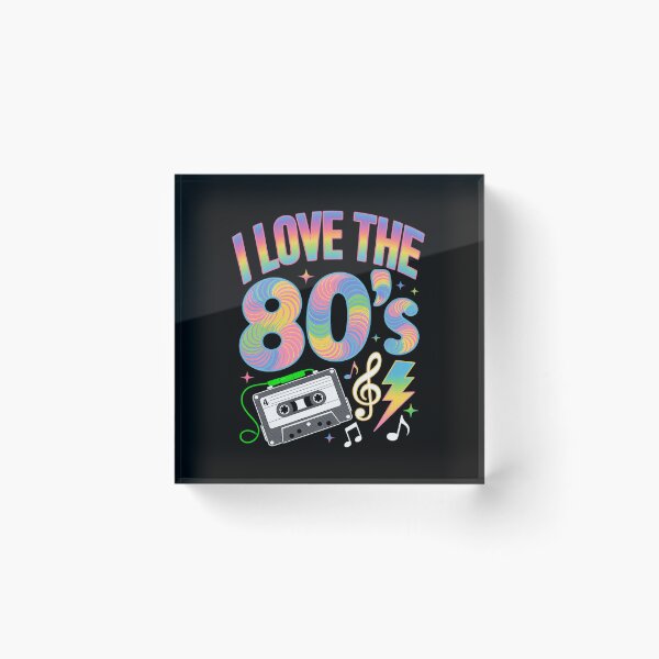 Item preview, I Love The 80s Clothes Style Tape Music Party designed and sold by angolinnArt.