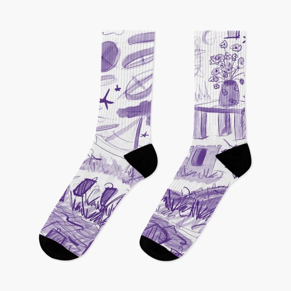 Item preview, Purple Sketches designed and sold by TheAnneBananne.