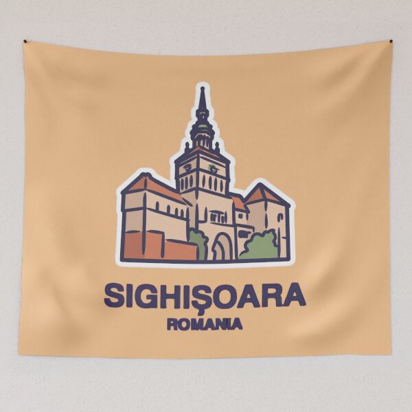 Item preview, Sighișoara Clock Tower Travel Sticker | Hidden Gem of Romania designed and sold by Timeless Design.