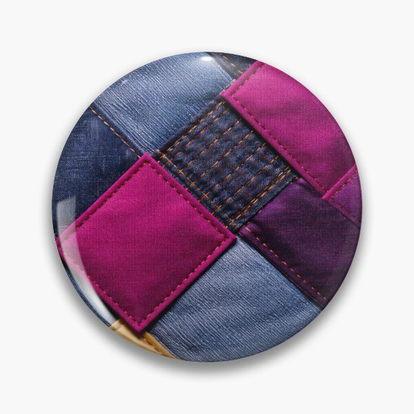 Item preview, Colorful Patchwork Denim Quilt designed and sold by Kaleidoscope Print.