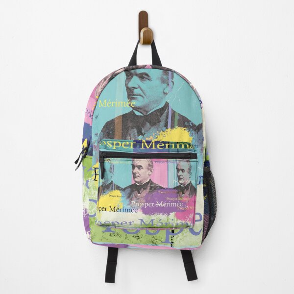 Item preview, Prosper Mérimée portrait collage pop art designed and sold by Mauswohn.
