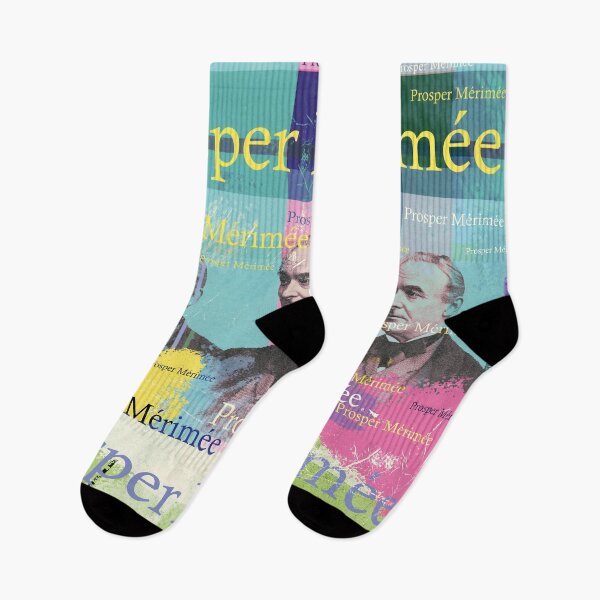 Item preview, Prosper Mérimée portrait collage pop art designed and sold by Mauswohn.