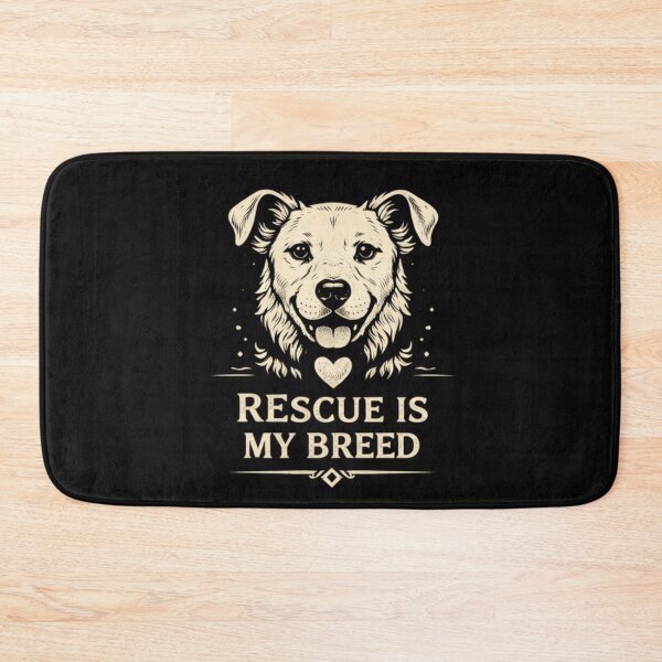 Item preview, Mix Rescue Dog Minimalist Dog Art. Rescue is My Breed. designed and sold by Mosogoloso.