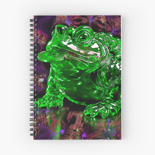Item preview, Trippy Green Fortune Frog designed and sold by seoulsarap.