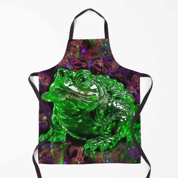 Item preview, Trippy Green Fortune Frog designed and sold by seoulsarap.