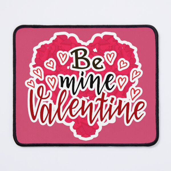 Item preview, Be Mine Valentine Rose Heart Design – Romantic Floral Valentine’s Day Graphic for Cute Love Gifts designed and sold by GFamilyC.