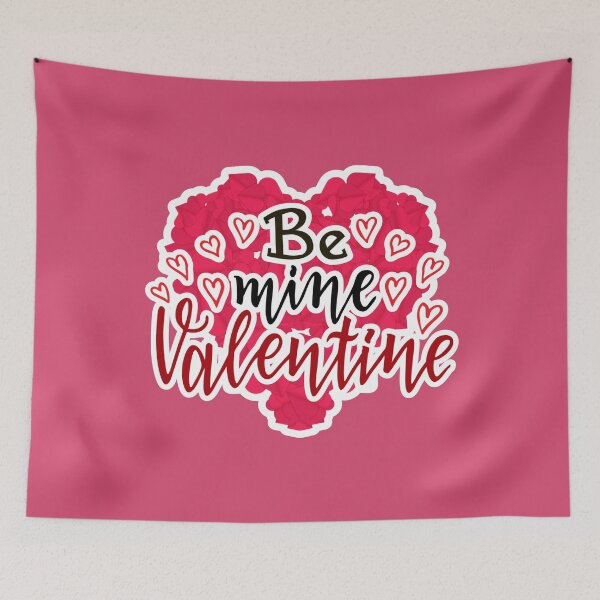 Item preview, Be Mine Valentine Rose Heart Design – Romantic Floral Valentine’s Day Graphic for Cute Love Gifts designed and sold by GFamilyC.