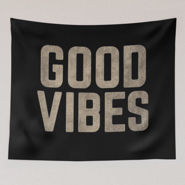 Item preview, Good Vibes Bold Typography for Calm Positive Energy designed and sold by ViursArtsStore.