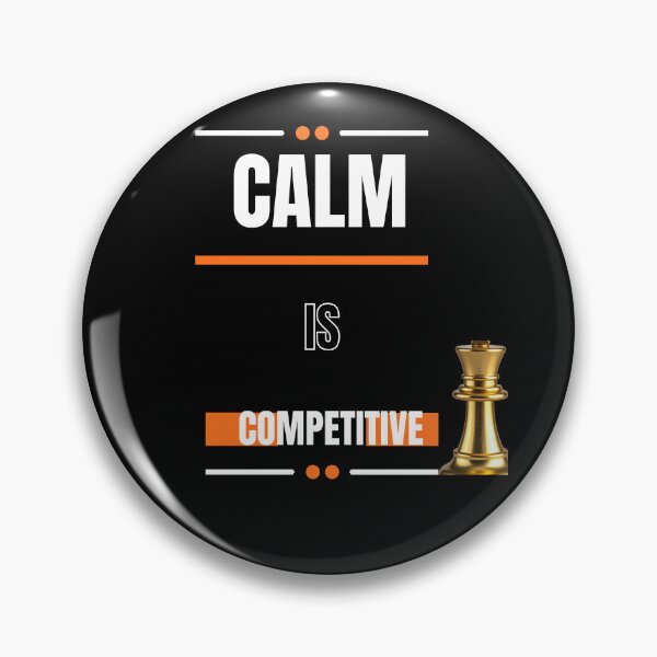 Item preview, Calm Is Competitive – Minimal Mindset Quote for Quiet Achievers, Burnout Recovery & Modern Hustle Culture designed and sold by NeonPetal.