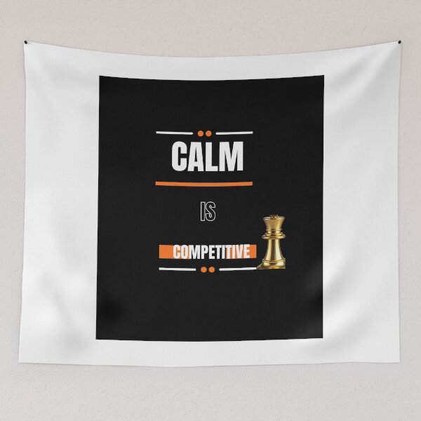 Item preview, Calm Is Competitive – Minimal Mindset Quote for Quiet Achievers, Burnout Recovery & Modern Hustle Culture designed and sold by NeonPetal.