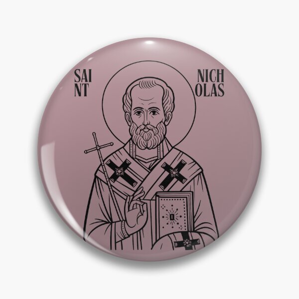 Item preview, Saint Nicholas Minimalist Icon designed and sold by maddieelysse.