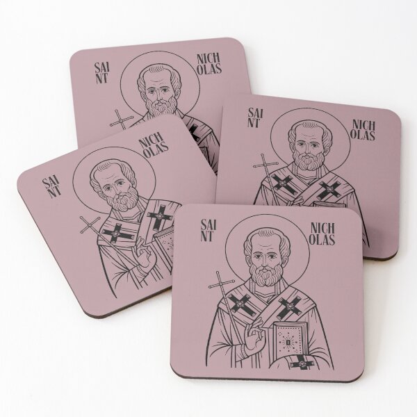 Item preview, Saint Nicholas Minimalist Icon designed and sold by maddieelysse.