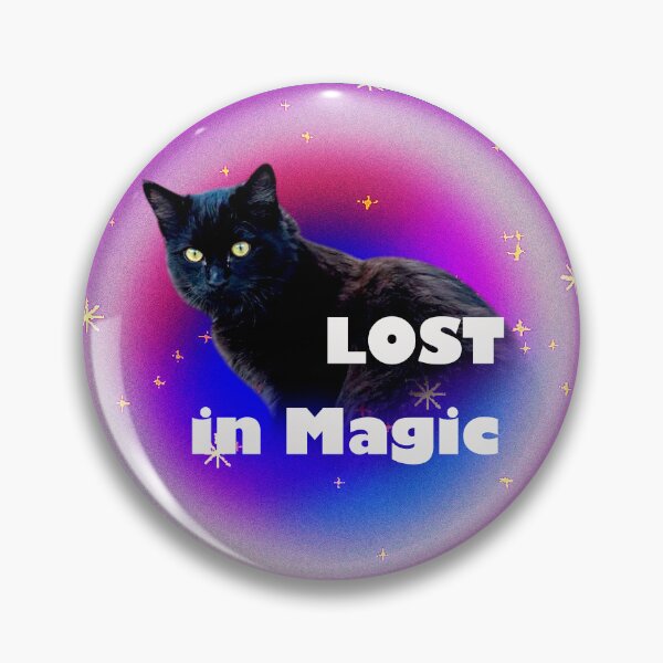 Item preview, Lost in Magic – Playful Mystic Cat Art designed and sold by SlowlyMiracles.