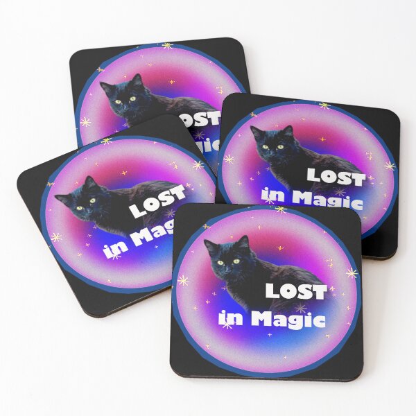 Item preview, Lost in Magic – Playful Mystic Cat Art designed and sold by SlowlyMiracles.