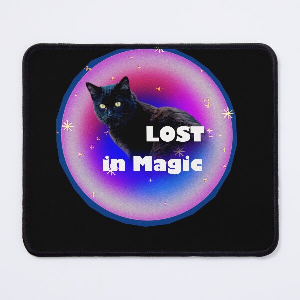Item preview, Lost in Magic – Playful Mystic Cat Art designed and sold by SlowlyMiracles.