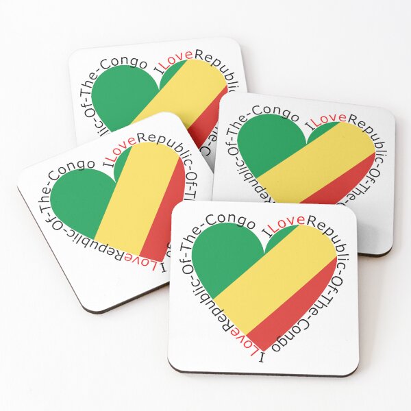 Item preview, I Love Republic Of The Congo  Heart designed and sold by TheIconSmith.