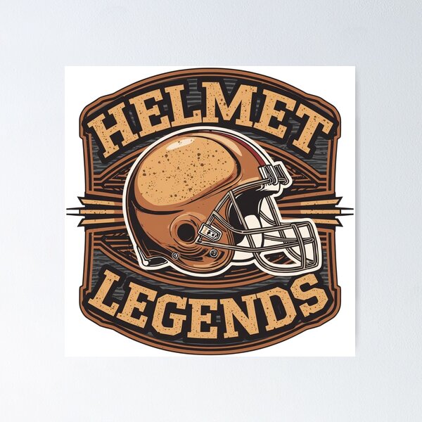 Item preview, Helmet Legends – Vintage American Football Helmet Graphic Tee designed and sold by RMTrendy.