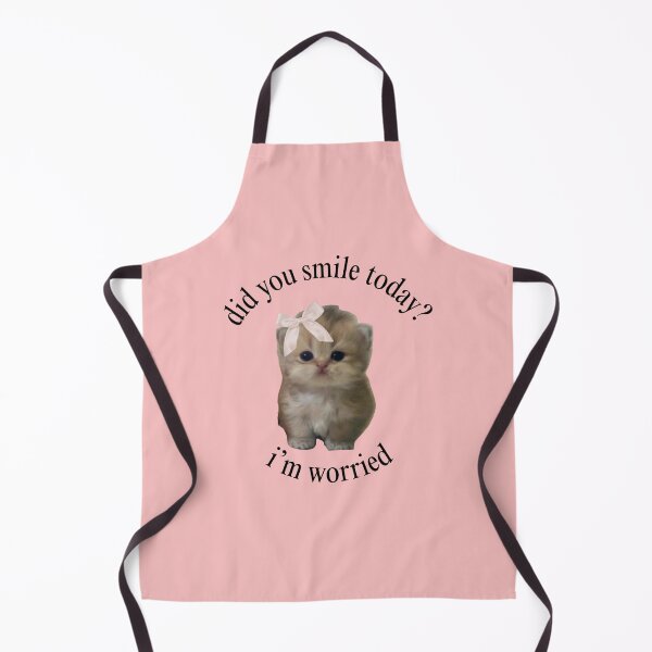 Item preview, Did you smile today? I'm worried - bubucat designed and sold by Bubucat.