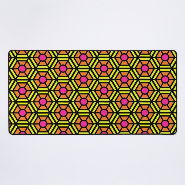 Item preview, Artistic Hexagon Motif - Abstract Geometric Shape Pattern  - Valentines Gifts designed and sold by RoyalStarsPatts.