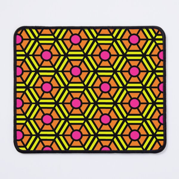 Item preview, Artistic Hexagon Motif - Abstract Geometric Shape Pattern - Valentines Gifts designed and sold by RoyalStarsPatts.