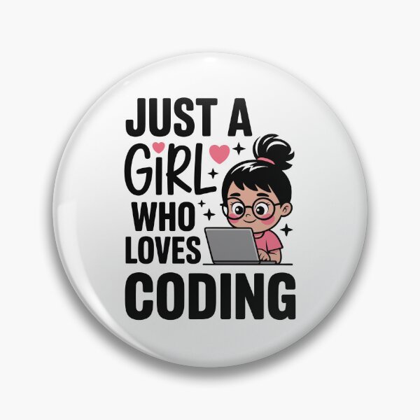 Item preview, Just a Girl who loves coding designed and sold by jkrphoto.