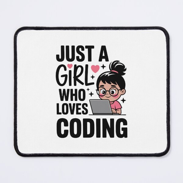 Item preview, Just a Girl who loves coding designed and sold by jkrphoto.