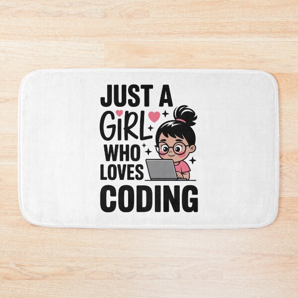 Item preview, Just a Girl who loves coding designed and sold by jkrphoto.
