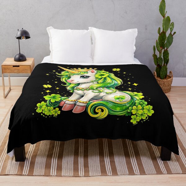 Item preview, St Patricks Day Unicorn Lepricorn Saint Pattys Girls Kids designed and sold by MerchDeviant.