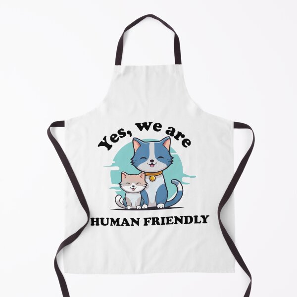 Item preview, Yes, We Are Human Friendly - Cute Cat Lover Print designed and sold by love creative.