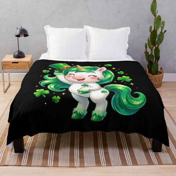 Item preview, St Patricks Day Unicorn Lepricorn Saint Pattys Girls Kids designed and sold by MerchDeviant.