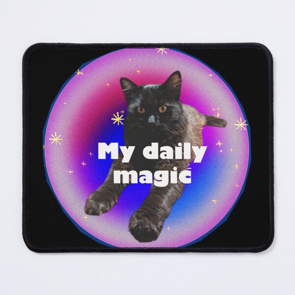 Item preview, My Daily Magic – Black Cat designed and sold by SlowlyMiracles.