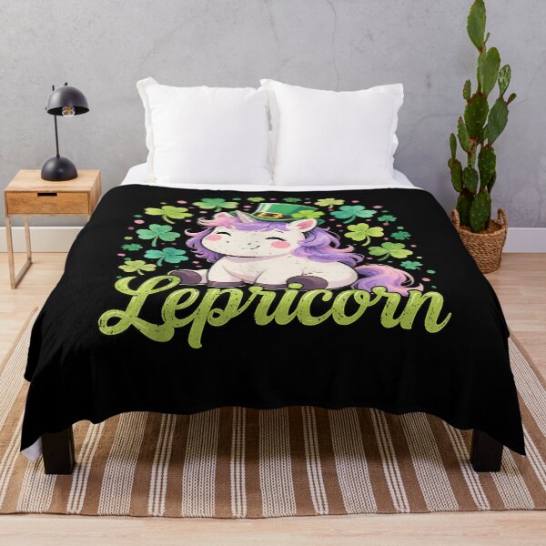Item preview, St Patricks Day Unicorn Lepricorn Saint Pattys Girls Kids designed and sold by MerchDeviant.