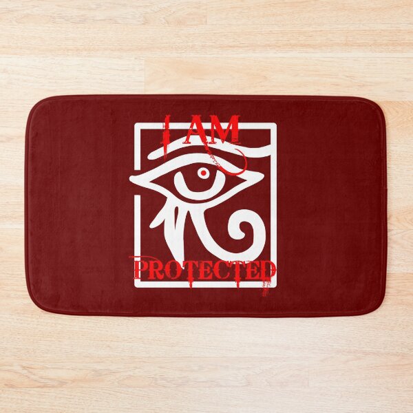 Item preview, Eye of Horus Gold & Blue – "I Am Protected" – Ancient Egyptian Amulet designed and sold by Italian Ink Studio.