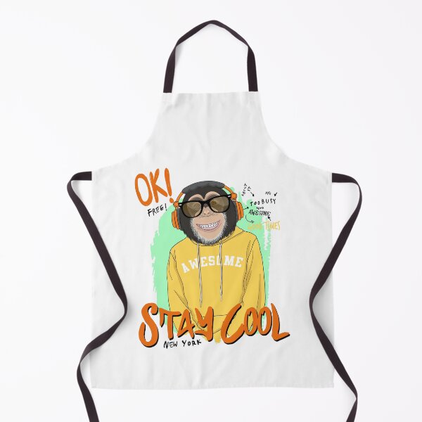 Item preview, Stay Cool Monkey with Headphones Streetwear Illustration designed and sold by Mammu-Fashion.