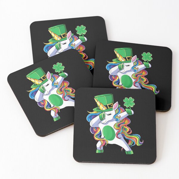 Item preview, St Patrick's Day Unicorn Shirt Girls Lepricorn designed and sold by MerchDeviant.