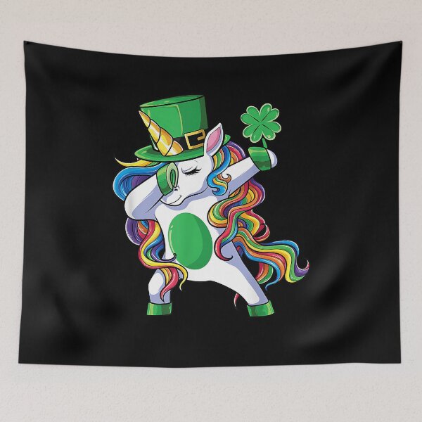 Item preview, St Patrick's Day Unicorn Shirt Girls Lepricorn designed and sold by MerchDeviant.