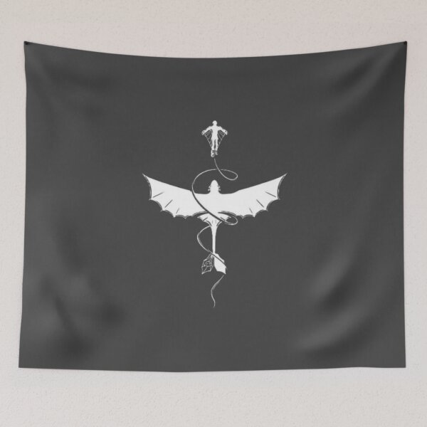 Item preview, Minimalist Flight Symbol Art – Human and Winged Form designed and sold by Top Tier Designs.