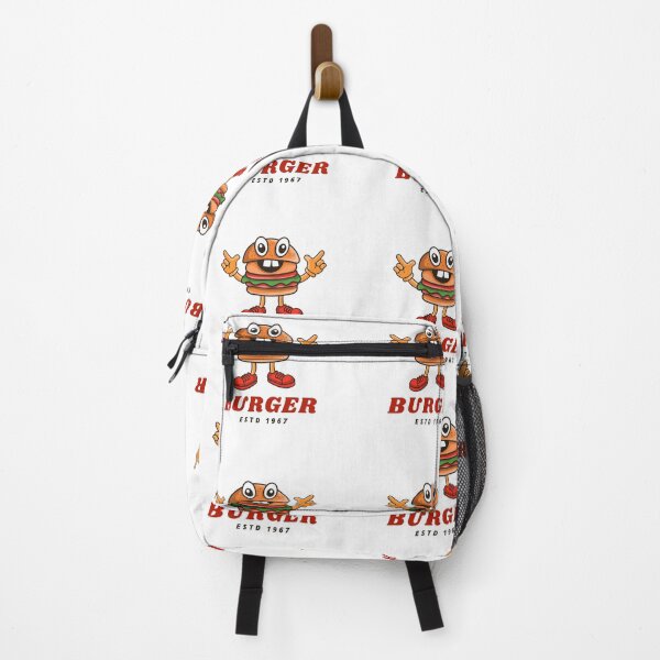 Item preview, Cute Burger Mascot Cartoon – Funny Fast Food Character Design designed and sold by JoyfulLilstudio.