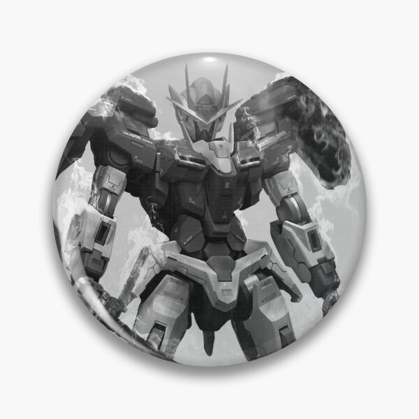 Item preview, black white 00 Raiser  Mobile Suit Gundam 00 Setsuna F Seiei on fire GUNDAM ART designed and sold by sabartgunpla.