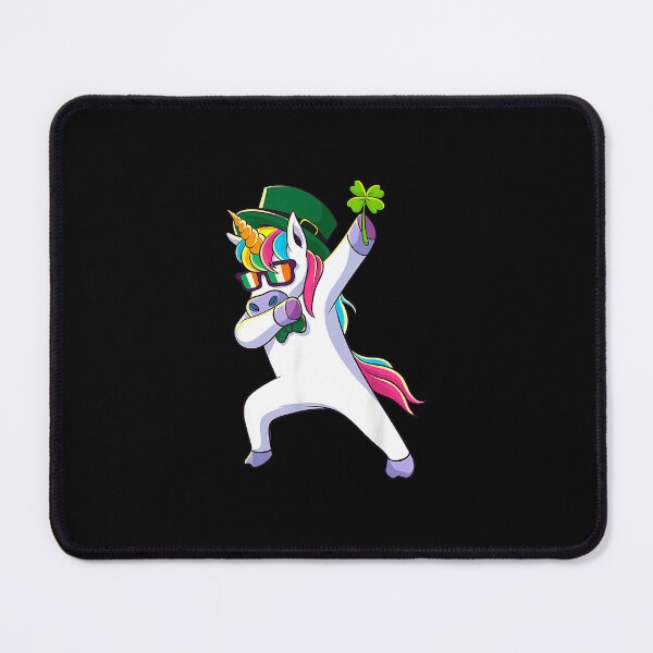 Item preview, St Patricks Day Unicorn Shirt, Dabbing Lepricorn Dab Girls designed and sold by MerchDeviant.