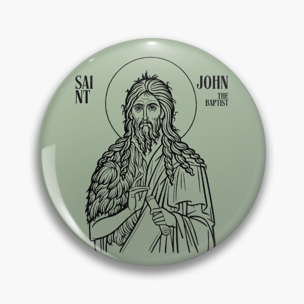 Item preview, Saint John the Baptist and Forerunner Minimalist Icon designed and sold by maddieelysse.