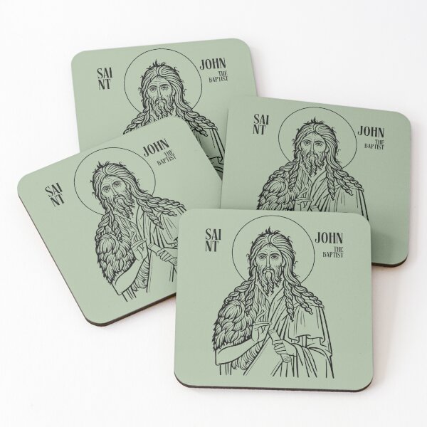 Item preview, Saint John the Baptist and Forerunner Minimalist Icon designed and sold by maddieelysse.