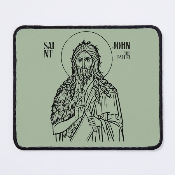 Item preview, Saint John the Baptist and Forerunner Minimalist Icon designed and sold by maddieelysse.